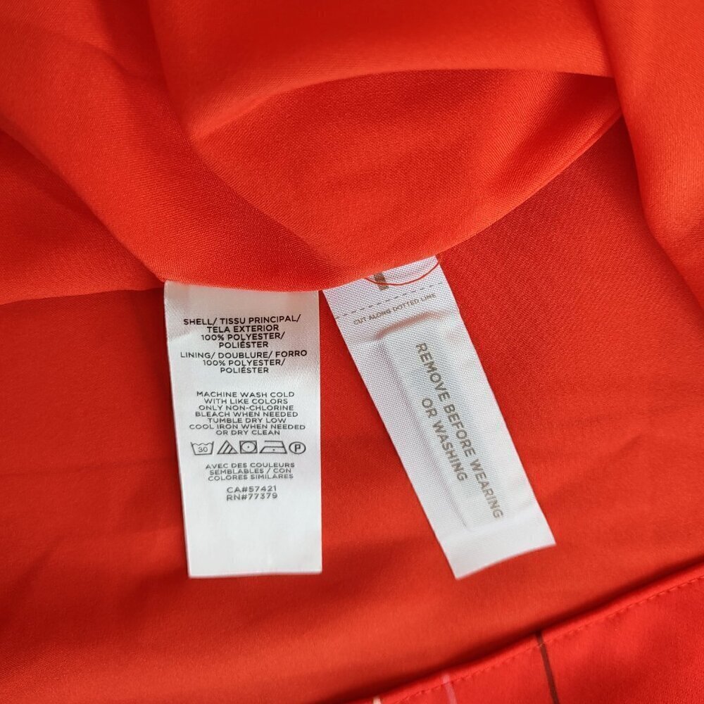 NWT Ann Taylor Dress Size 2 Hi-Low Flowy Hem "Old Money Preppy' Euro Summer Chic - Picture 9 of 9
